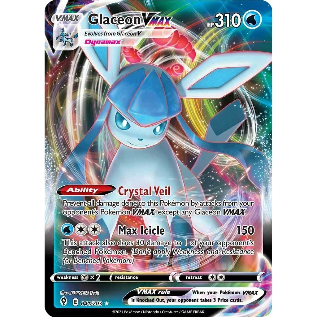 Image for Glaceon VMAX (041/203) (SWSH07) - Pokemon