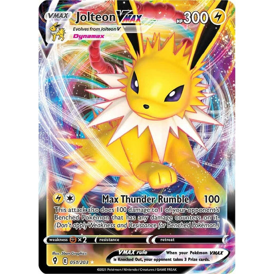 Image for Jolteon VMAX (051/203) (SWSH07) - Pokemon