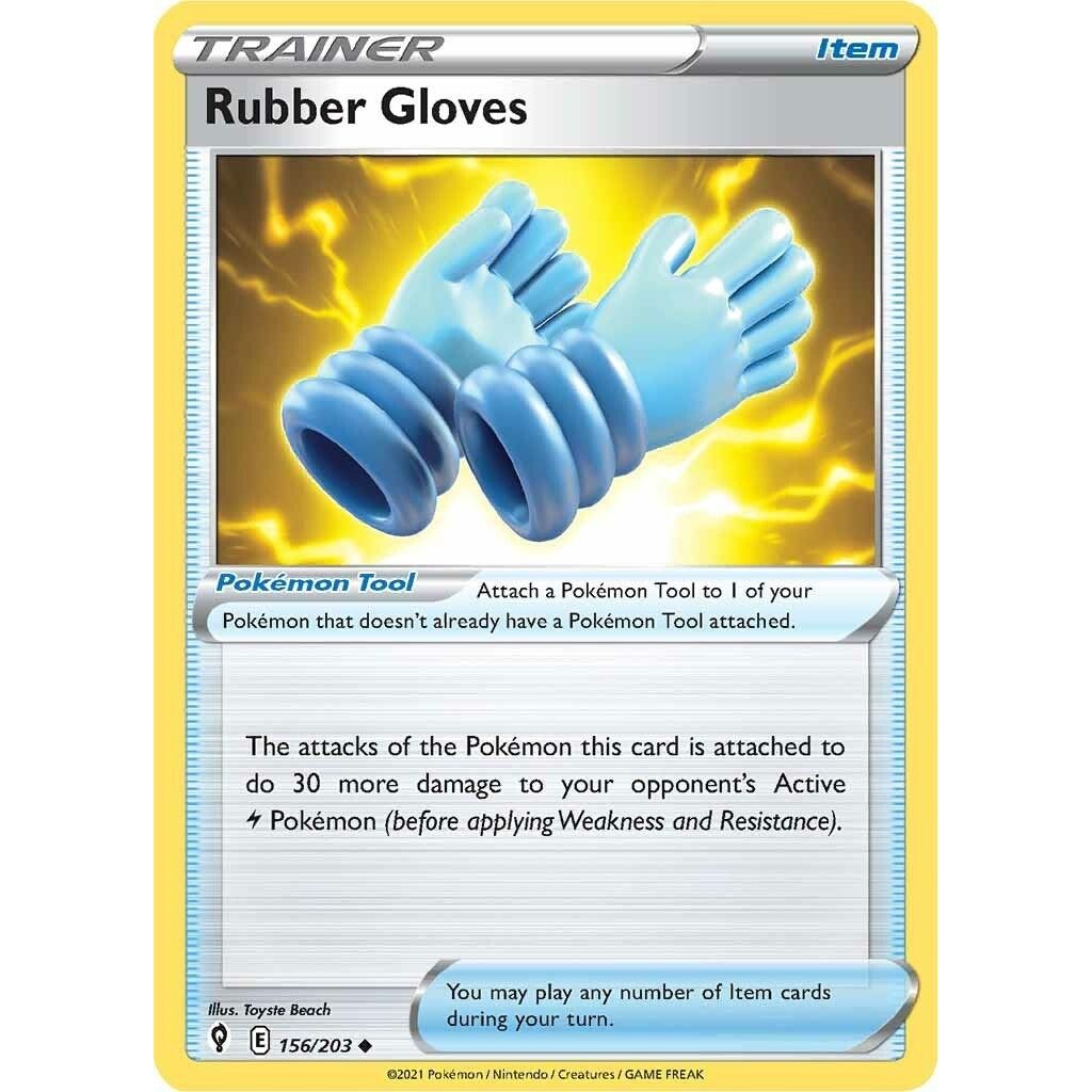 Image for Rubber Gloves (156/203) (SWSH07) - Pokemon