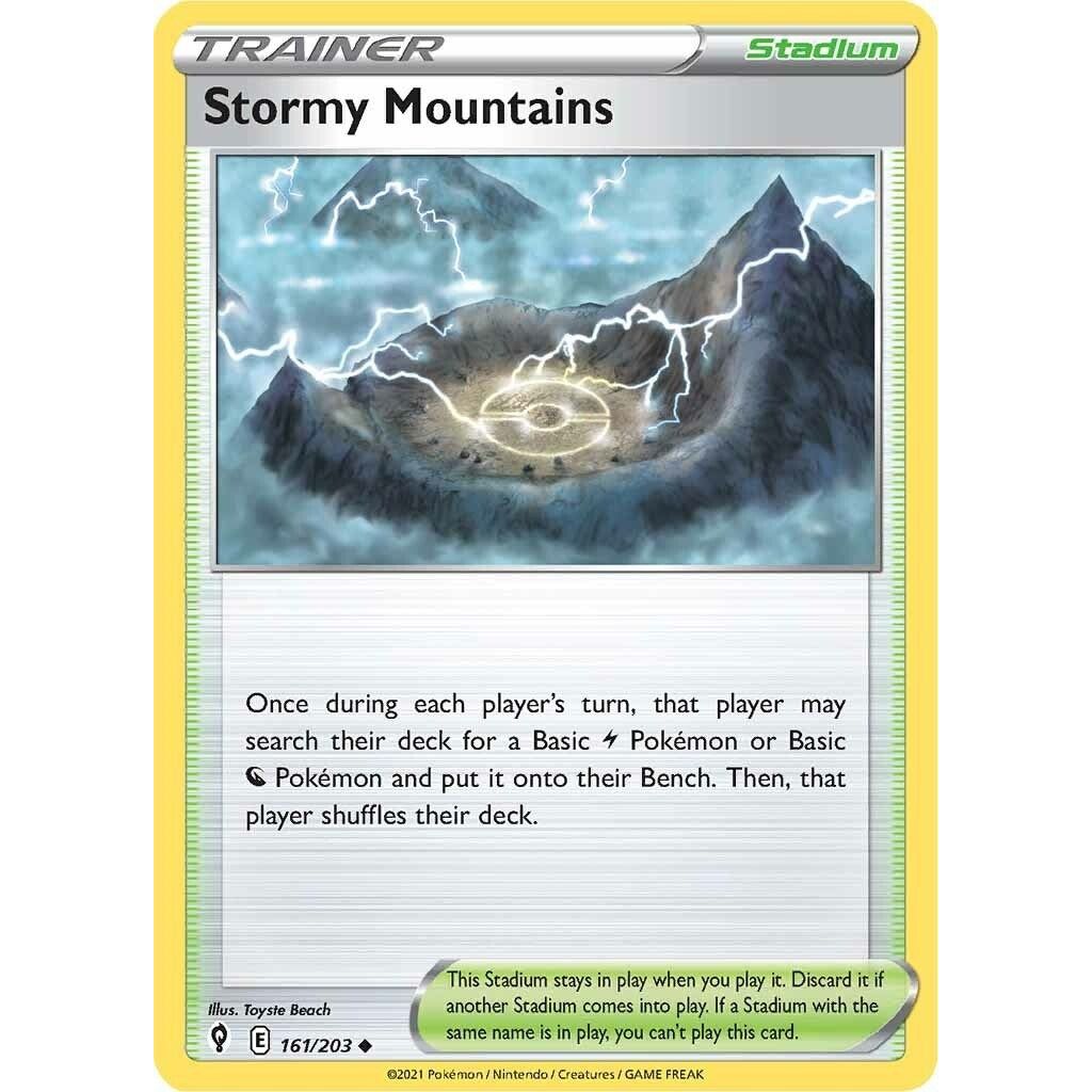 Image for Stormy Mountains (161/203) (SWSH07) - Pokemon