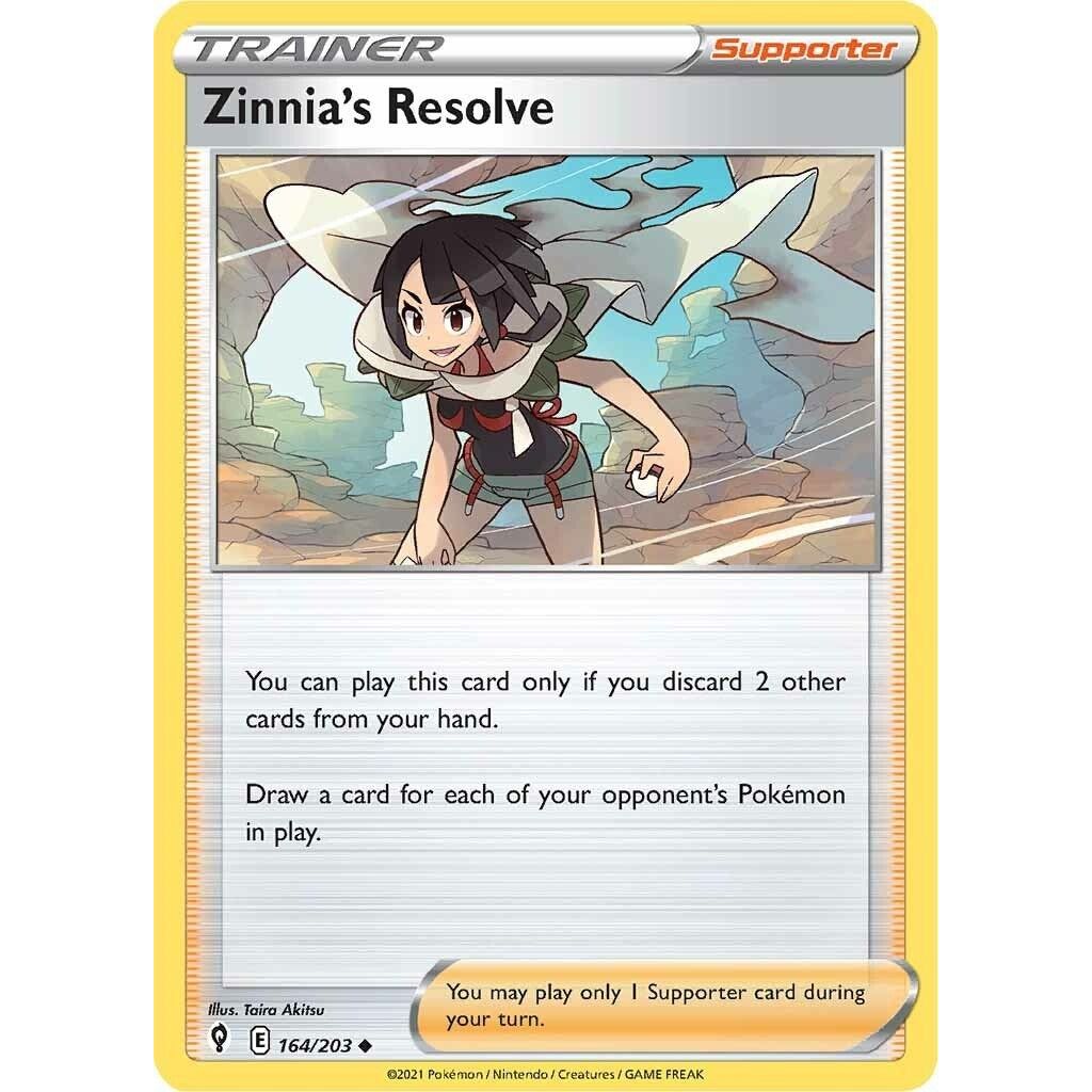 Image for Zinnia's Resolve (164/203) (SWSH07) - Pokemon