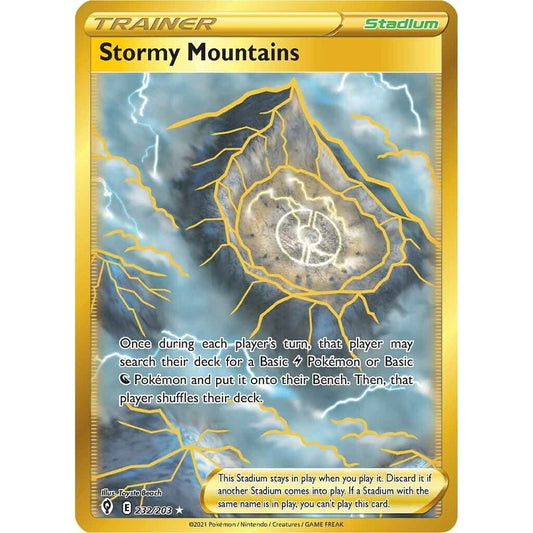 Image for Stormy Mountains (Secret) (232/203) (SWSH07) - Pokemon