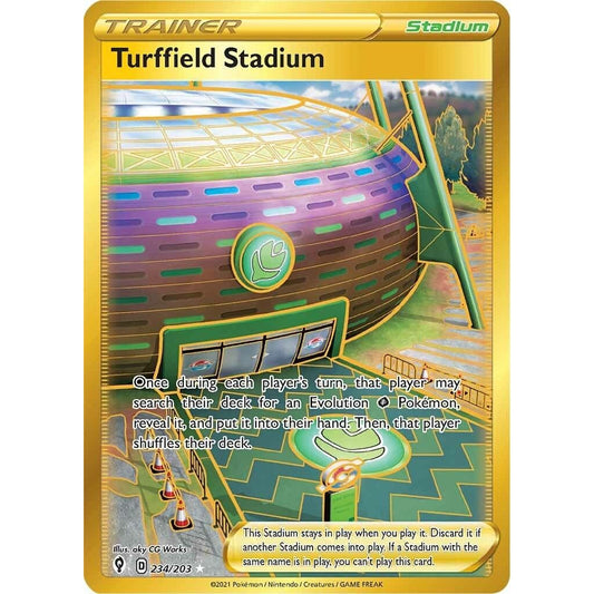 Image for Turffield Stadium (Secret) (234/203) (SWSH07) - Pokemon