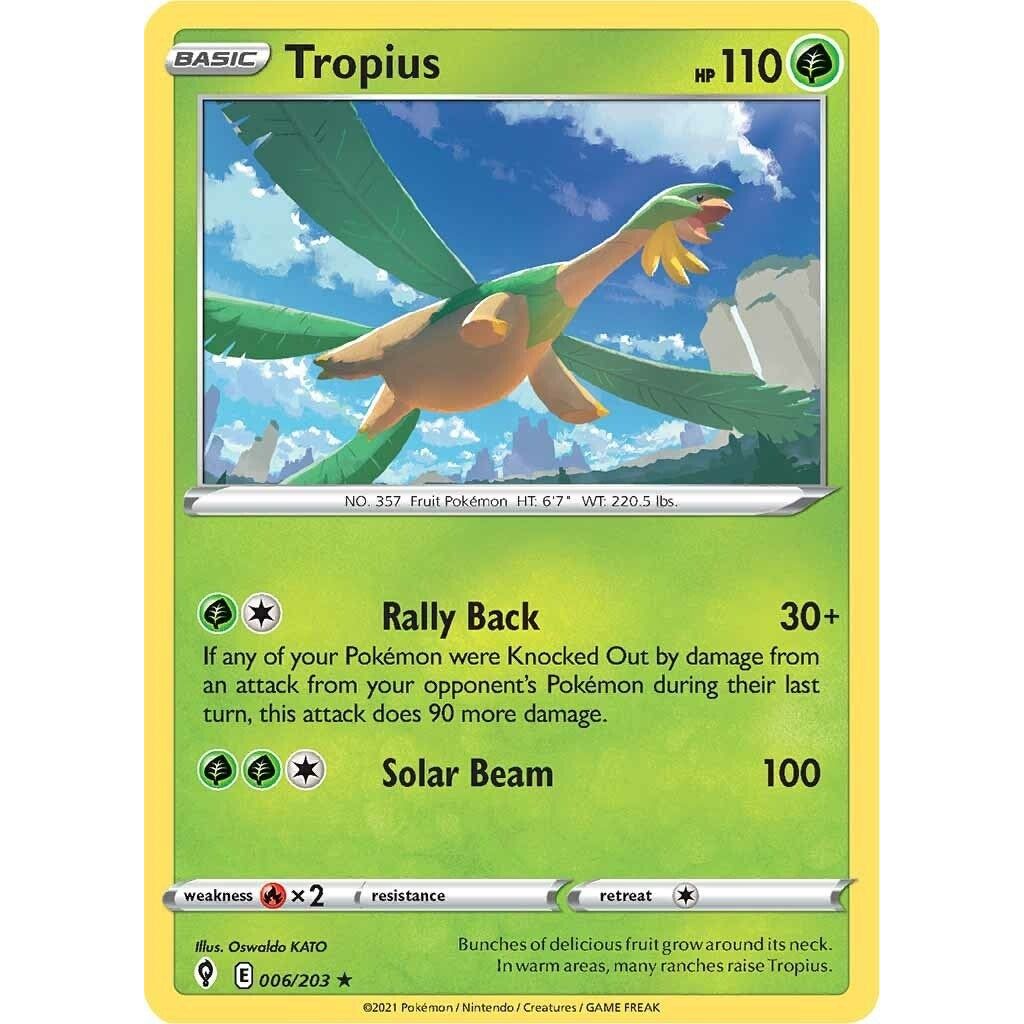 Image for Tropius (006/203) (SWSH07) - Pokemon