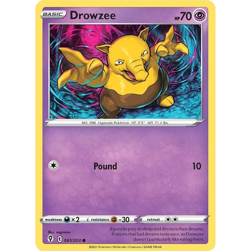 Image for Drowzee (061/203) (SWSH07) - Pokemon