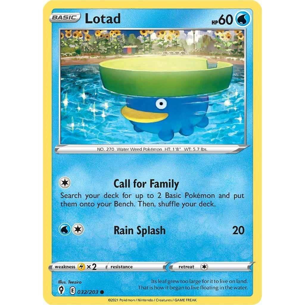 Image for Lotad (032/203) (SWSH07) - Pokemon