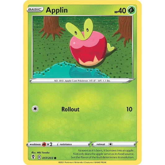 Image for Applin (017/203) (SWSH07) - Pokemon