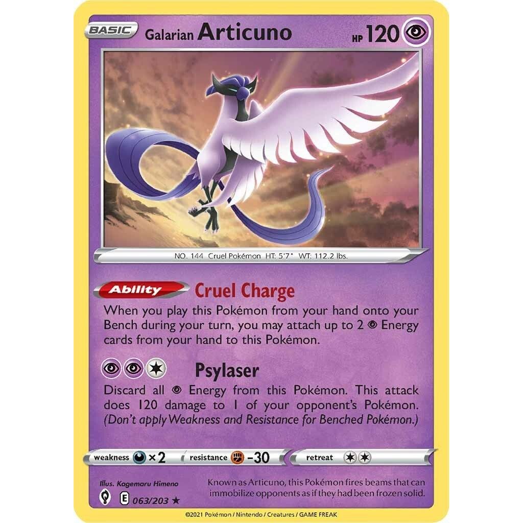 Image for Galarian Articuno (063/203) (SWSH07) - Pokemon