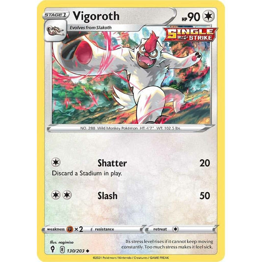 Image for Vigoroth (130/203) (SWSH07) - Pokemon