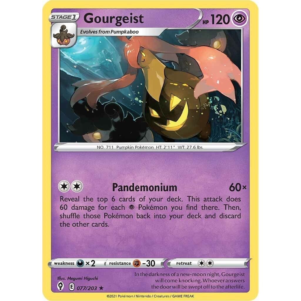 Image for Gourgeist (077/203) (SWSH07) - Pokemon