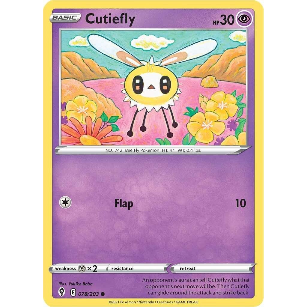Image for Cutiefly (078/203) (SWSH07) - Pokemon