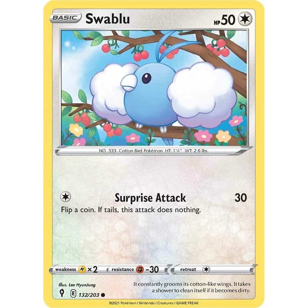 Image for Swablu (132/203) (SWSH07) - Pokemon