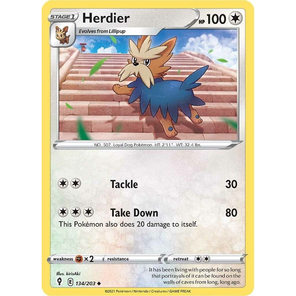 Image for Herdier (134/203) (SWSH07) - Pokemon