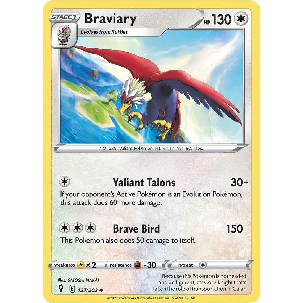 Image for Braviary (137/203) (SWSH07) - Pokemon