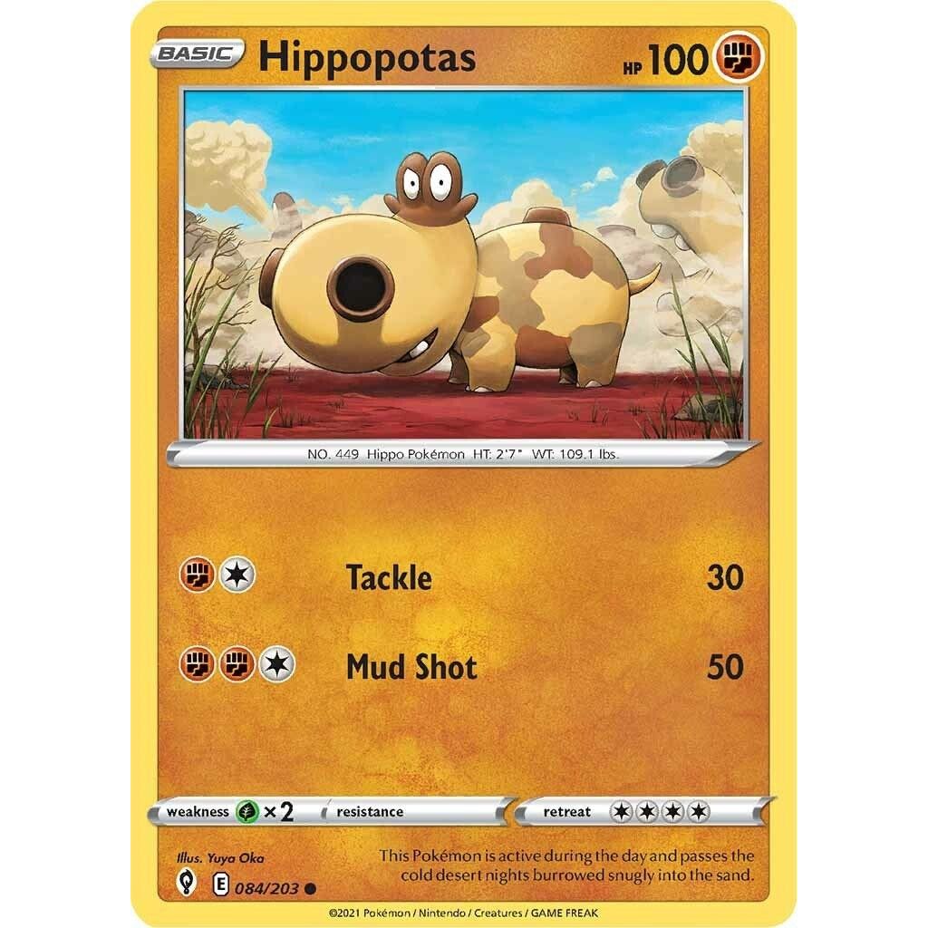 Image for Hippopotas (084/203) (SWSH07) - Pokemon