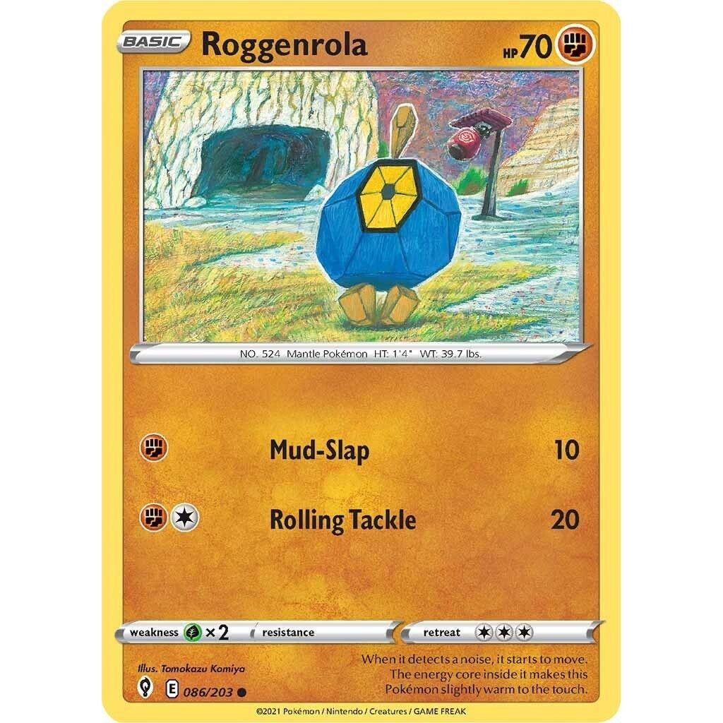 Image for Roggenrola (086/203) (SWSH07) - Pokemon
