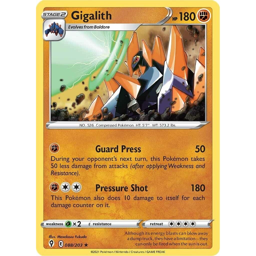 Image for Gigalith (088/203) (SWSH07) - Pokemon