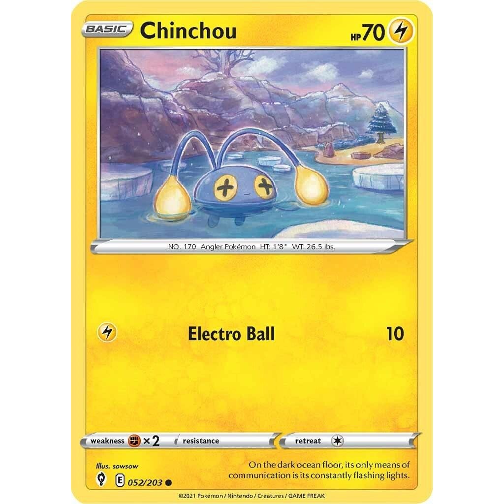 Image for Chinchou (052/203) (SWSH07) - Pokemon