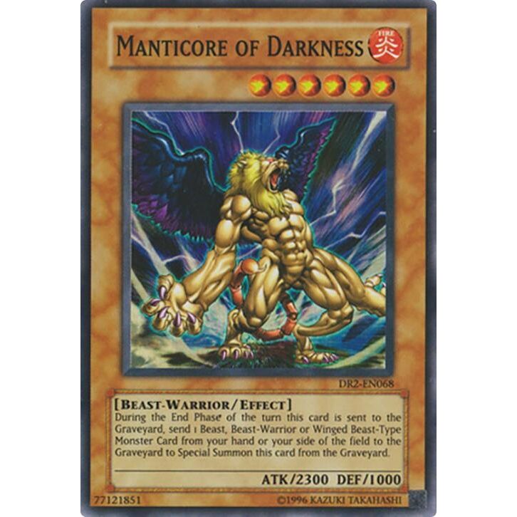 Image for Manticore of Darkness (DR2-EN068) (DR2) - YuGiOh