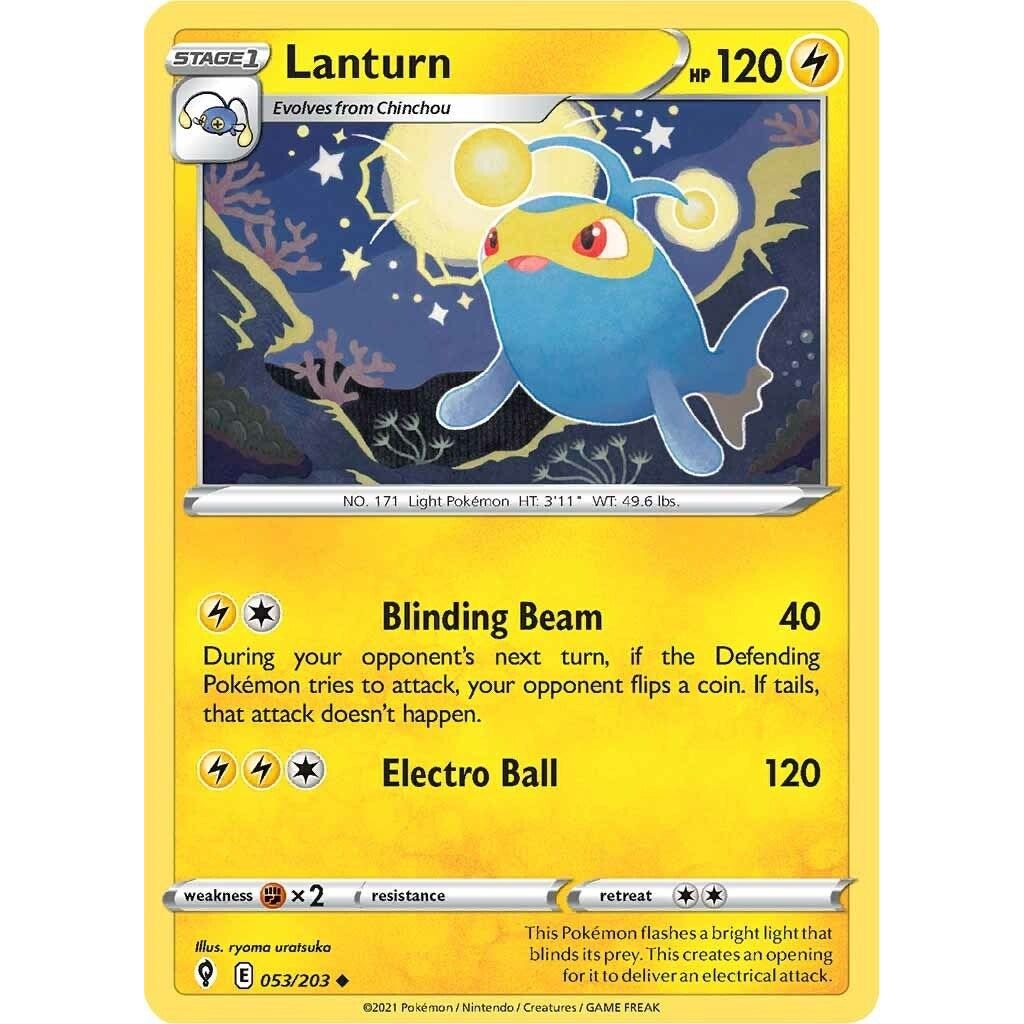 Image for Lanturn (053/203) (SWSH07) - Pokemon