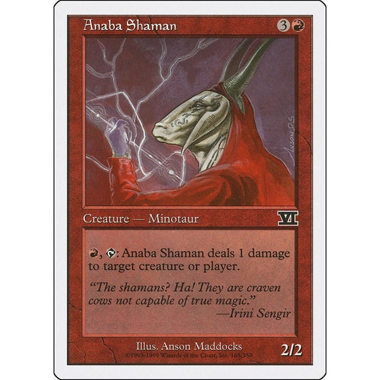 Image for Anaba Shaman (165) (6ED) - Magic: The Gathering
