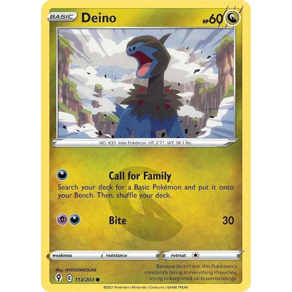 Image for Deino (113/203) (SWSH07) - Pokemon