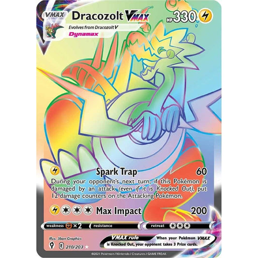 Image for Dracozolt VMAX (Secret) (210/203) (SWSH07) - Pokemon