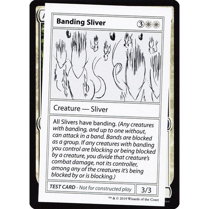 Image for Banding Sliver (No PW Symbol) (CMB1) - Magic: The Gathering