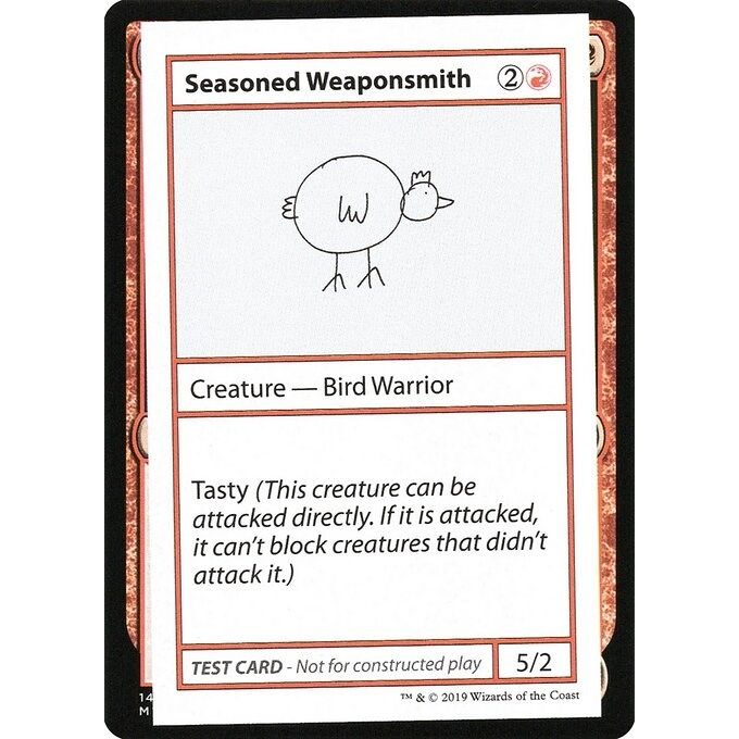 Image for Seasoned Weaponsmith (No PW Symbol) (CMB1) - Magic: The Gathering