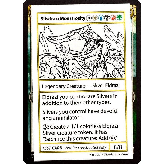 Image for Slivdrazi Monstrosity (No PW Symbol) (CMB1) - Magic: The Gathering