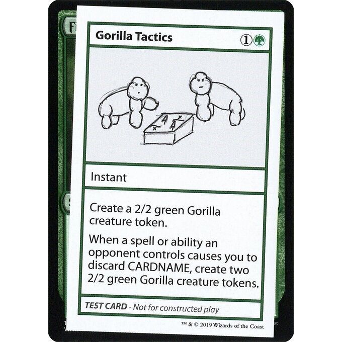 Image for Gorilla Tactics (No PW Symbol) (CMB1) - Magic: The Gathering