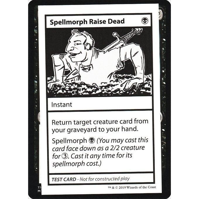 Image for Spellmorph Raise Dead (No PW Symbol) (CMB1) - Magic: The Gathering
