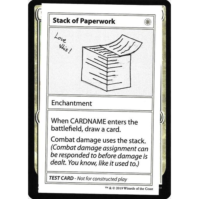 Image for Stack of Paperwork (No PW Symbol) (CMB1) - Magic: The Gathering