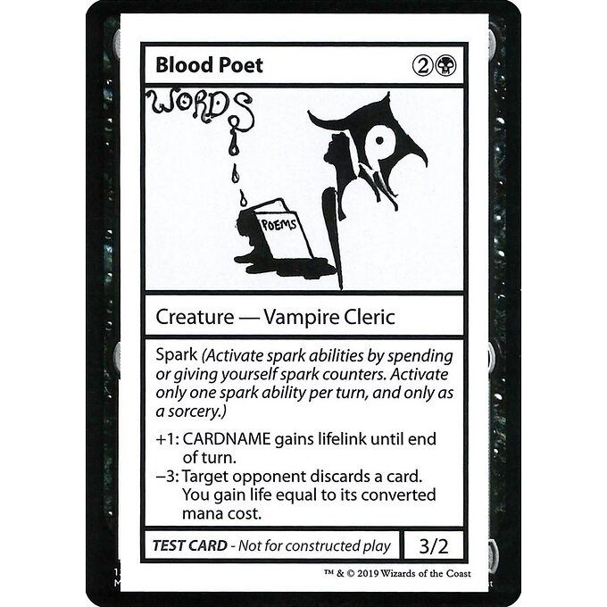 Image for Blood Poet (No PW Symbol) (CMB1) - Magic: The Gathering