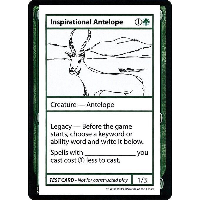 Image for Inspirational Antelope (No PW Symbol) (CMB1) - Magic: The Gathering