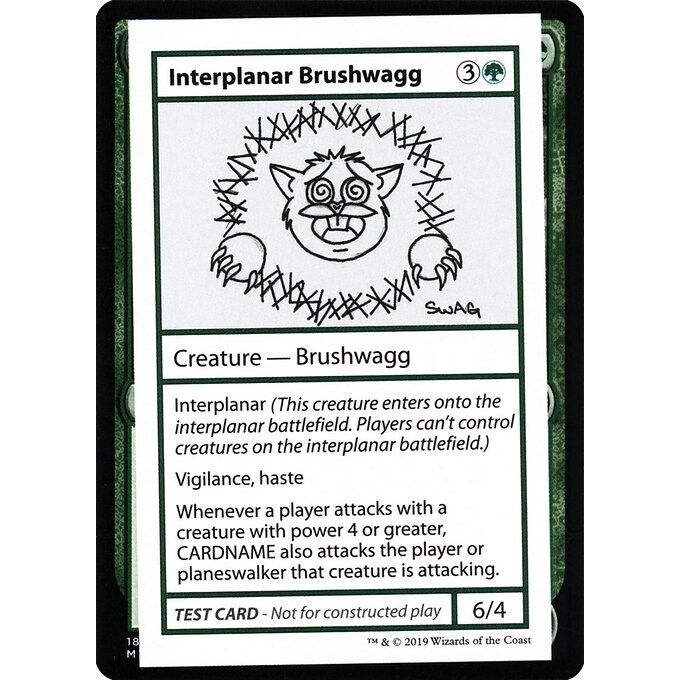 Image for Interplanar Brushwagg (No PW Symbol) (CMB1) - Magic: The Gathering