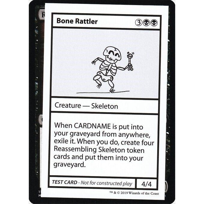 Image for Bone Rattler (No PW Symbol) (CMB1) - Magic: The Gathering
