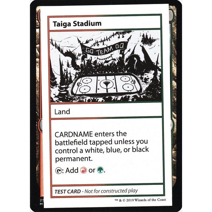 Image for Taiga Stadium (No PW Symbol) (CMB1) - Magic: The Gathering
