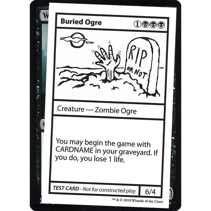 Image for Buried Ogre (No PW Symbol) (CMB1) - Magic: The Gathering