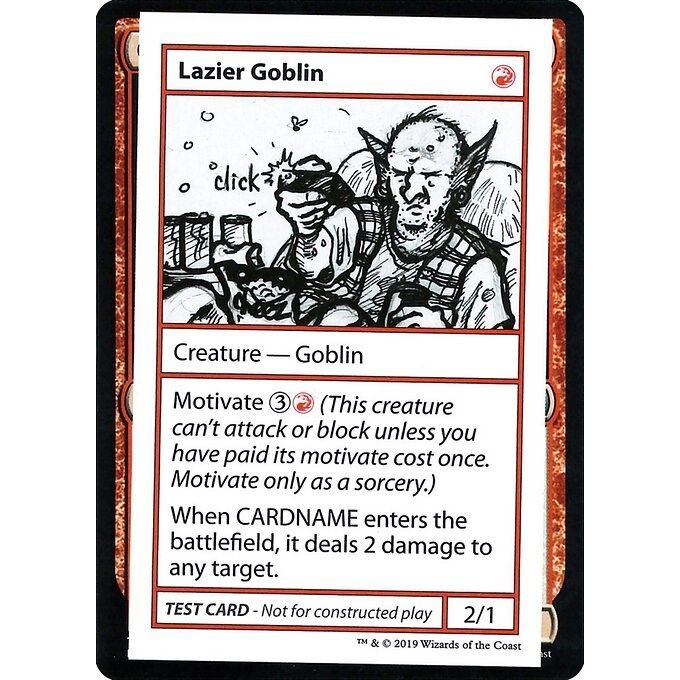 Image for Lazier Goblin (No PW Symbol) (CMB1) - Magic: The Gathering