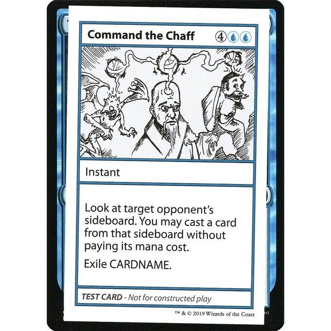 Image for Command the Chaff (No PW Symbol) (CMB1) - Magic: The Gathering