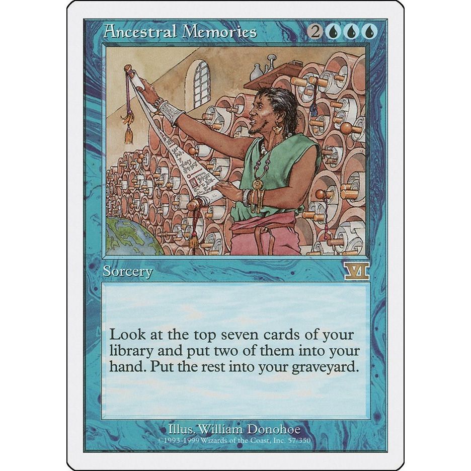 Image for Ancestral Memories (57) (6ED) - Magic: The Gathering