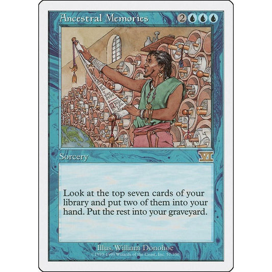 Image for Ancestral Memories (57) (6ED) - Magic: The Gathering