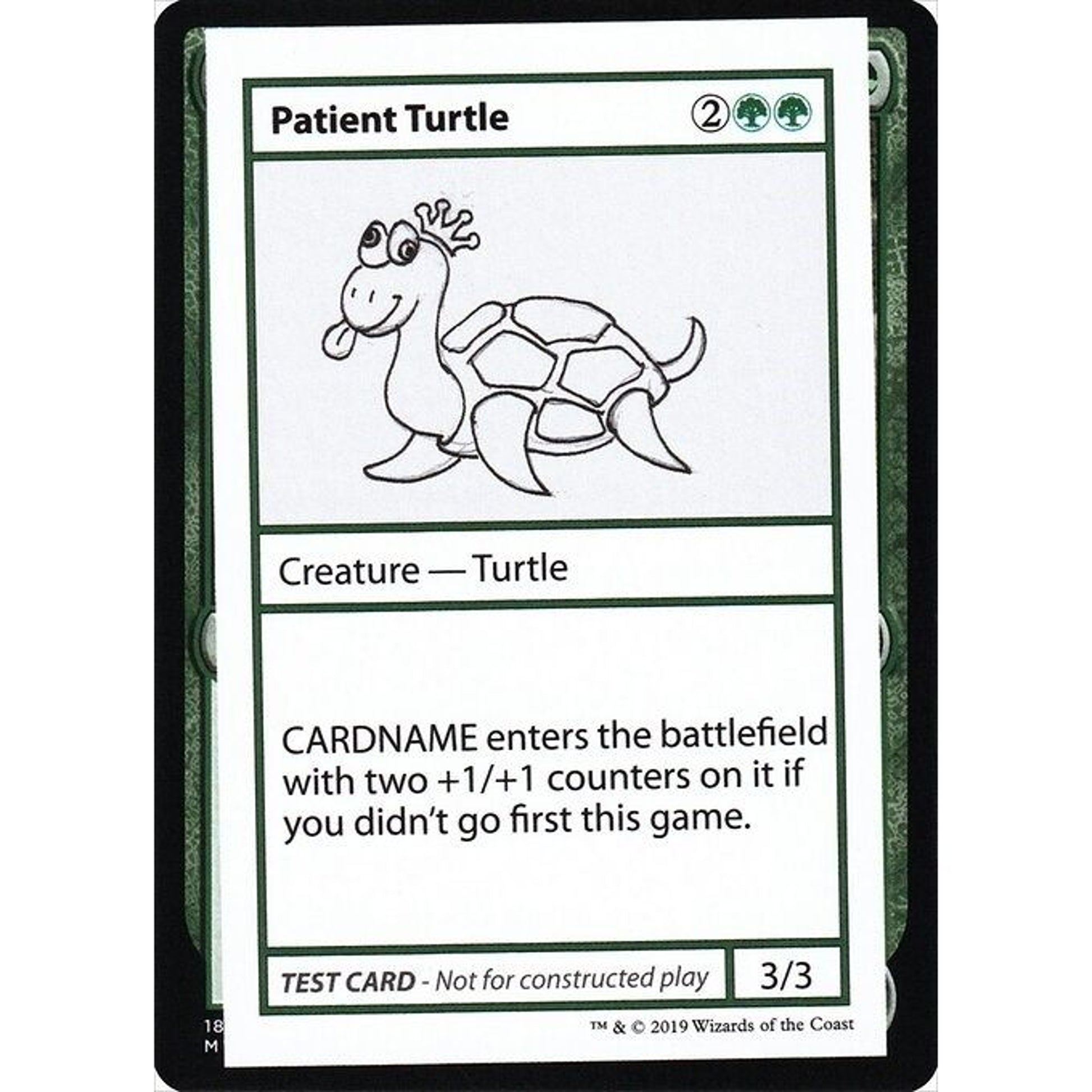 Image for Patient Turtle (No PW Symbol) (CMB1) - Magic: The Gathering