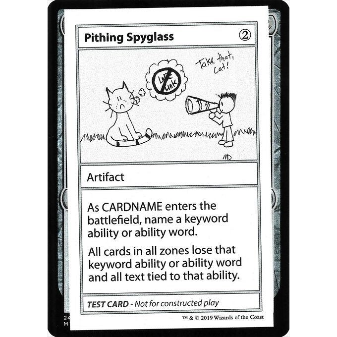 Image for Pithing Spyglass (No PW Symbol) (CMB1) - Magic: The Gathering