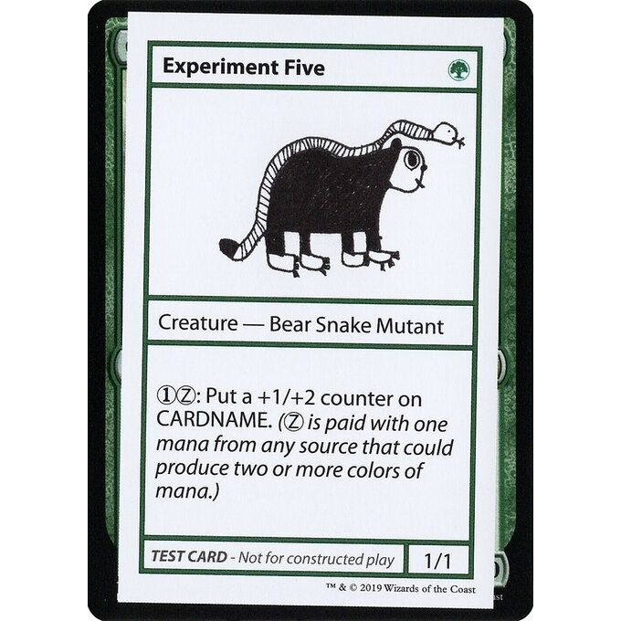 Image for Experiment Five (No PW Symbol) (CMB1) - Magic: The Gathering