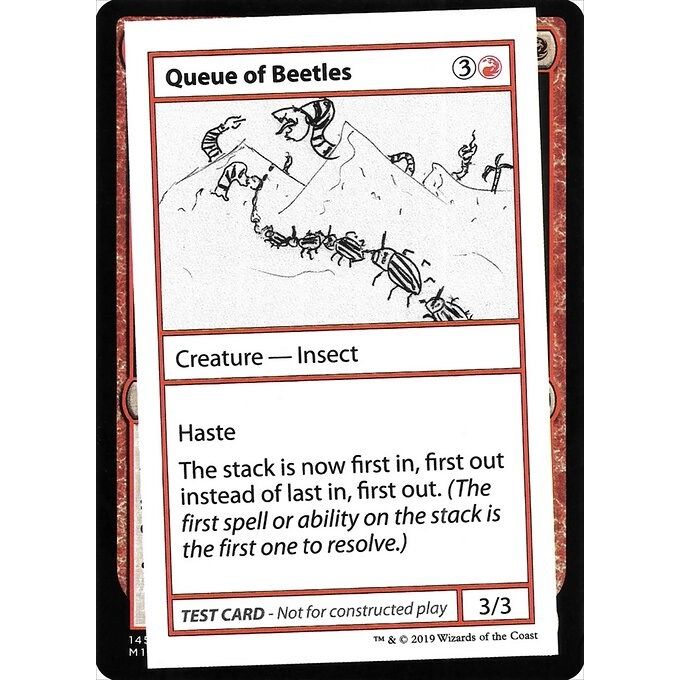 Image for Queue of Beetles (No PW Symbol) (CMB1) - Magic: The Gathering