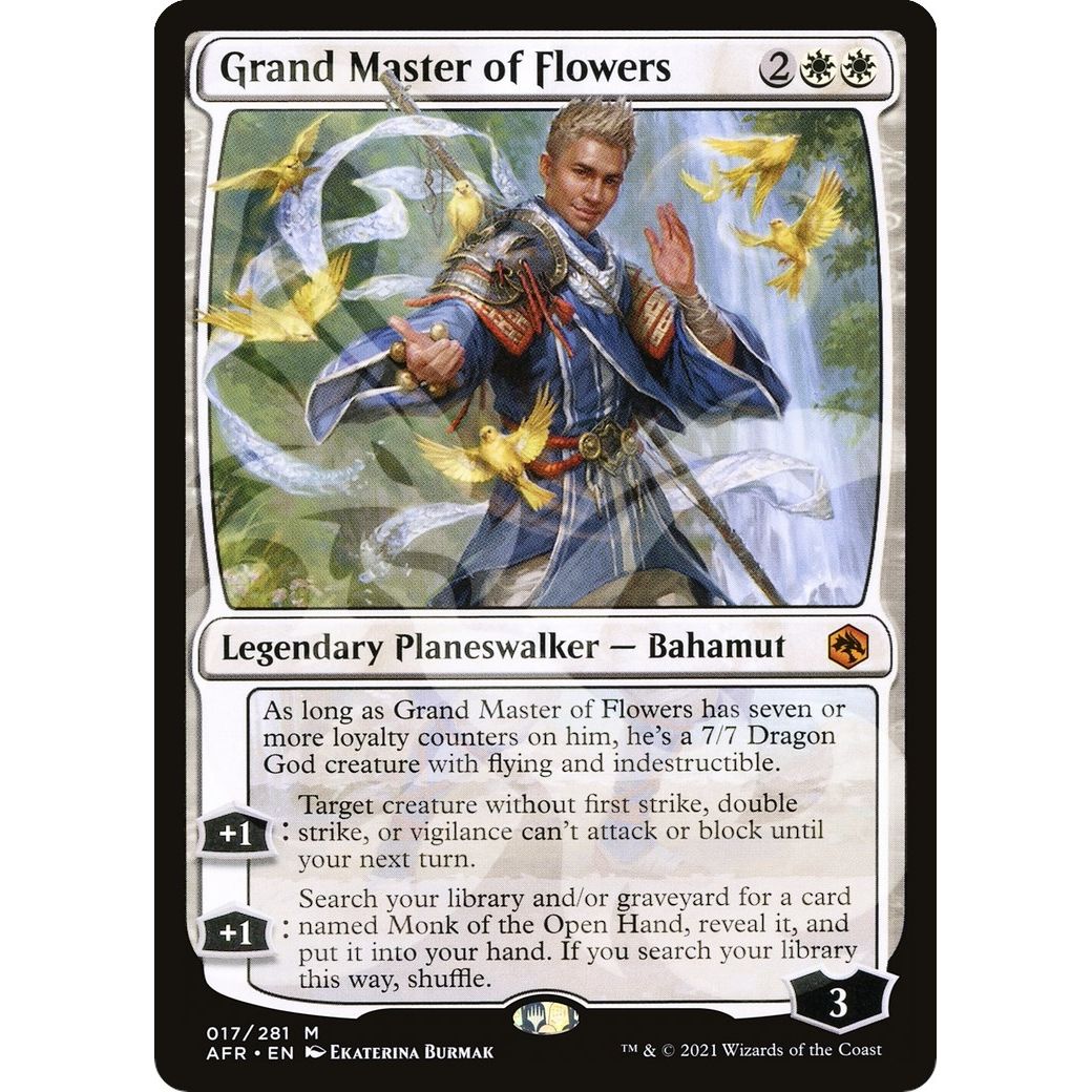 Image for Grand Master of Flowers (17) (AFR&) - Magic: The Gathering