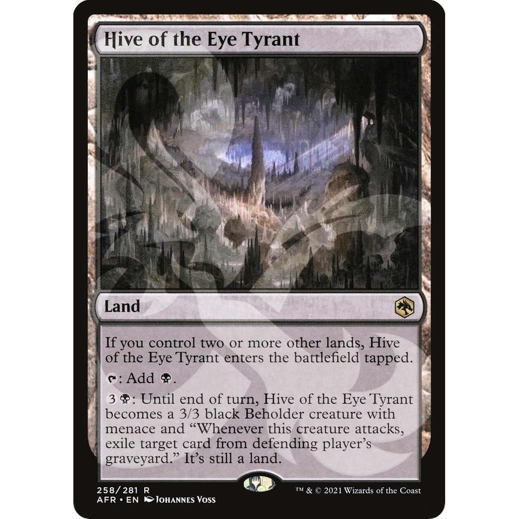 Image for Hive of the Eye Tyrant (258) (AFR&) - Magic: The Gathering