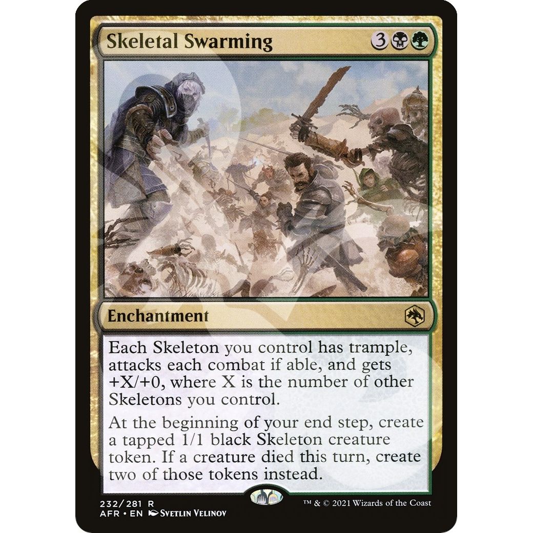 Image for Skeletal Swarming (232) (AFR&) - Magic: The Gathering